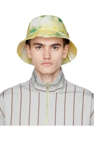 Paul Smith Chapeau bob jaune et vert à motif tie-dye