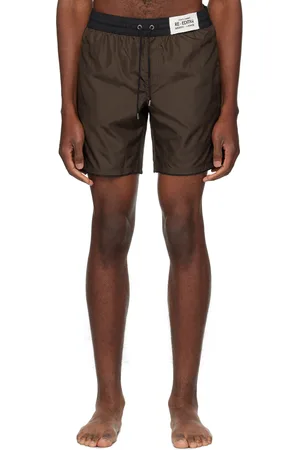 Dolce & Gabbana Maillot de bain brun à écussons