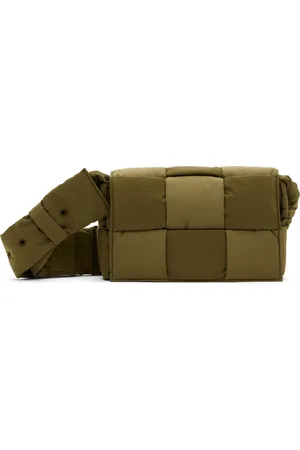 Bottega Veneta Petit sac messager Tech Cassette kaki