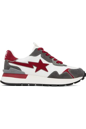 BAPE Baskets Roadsta Express #2 blanc et gris