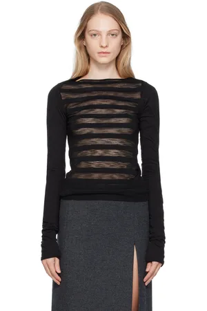 We11 Done Cardigan de style boléro noir