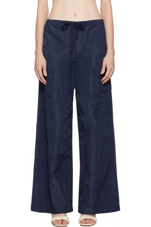 Staud Pantalon de détente Camila bleu marine