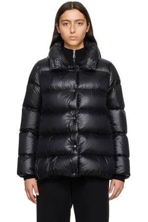 Moncler Blouson Cochevis noir rembourré en duvet