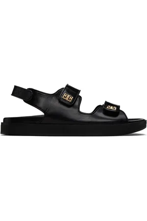 Givenchy Sandales noires à logos 4G