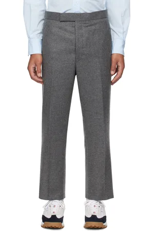 Thom Browne Pantalon gris à quatre poches