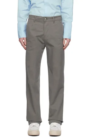 Ami Pantalon gris à plis