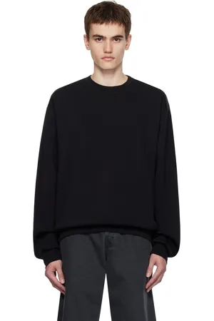 Acne Studios Pull noir à col ras du cou