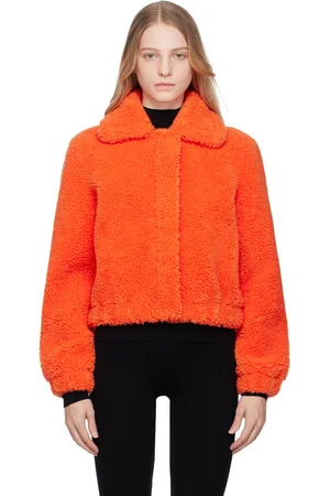 Moschino Blouson orange à glissière