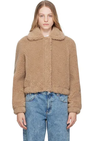 Moschino Blouson beige à glissière
