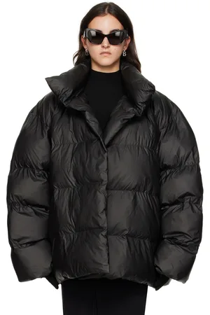 Balenciaga Blouson cache-cœur noir