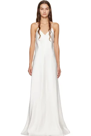 The Row Robe longue Guinevere blanche
