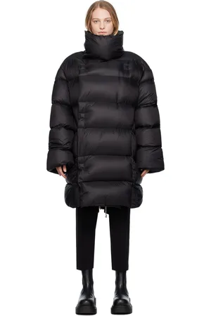 Rick Owens Blouson surdimensionné Drella noir rembourré en duvet