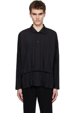Issey Miyake Chemise Edge noire