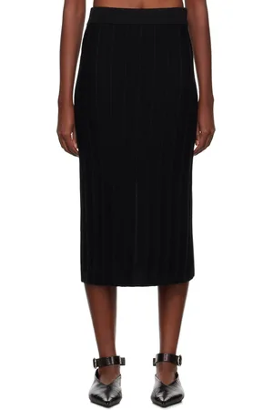 Max Mara Jupe midi Melk noire