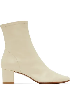 By Far Bottes Sofia blanc cassé