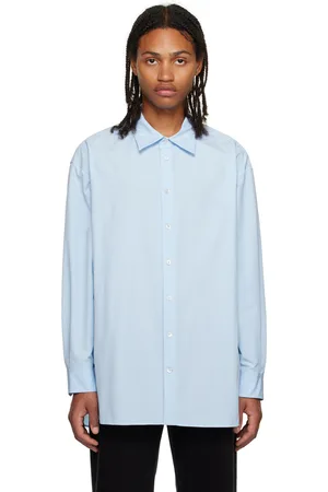 The Row Chemise Lukre bleue