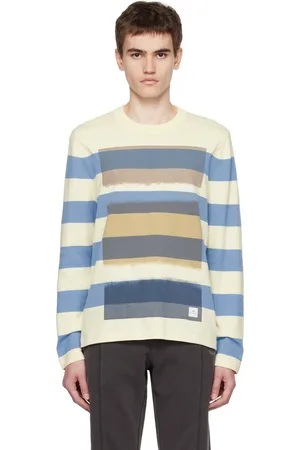 Paul Smith Pull blanc cassé à rayures