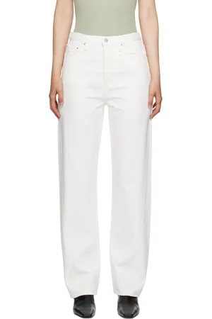 Totême Jean blanc cassé à coutures torsadées