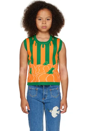 Helmstedt Enfant | Gilet Ami orange et vert exclusif à SSENSE