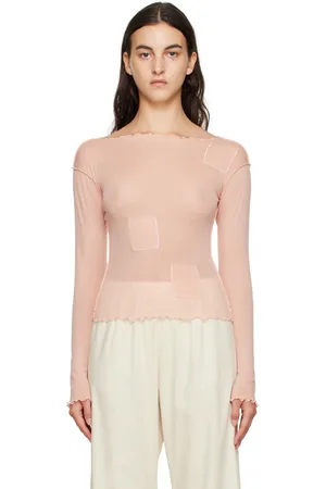 Baserange T-shirt à manches longues Gem rose