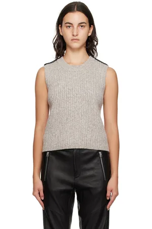 RAG&BONE Gilet Ingrid taupe