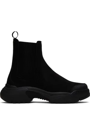 Kennel & Schmenger Bottes chelsea noires en suède synthétique