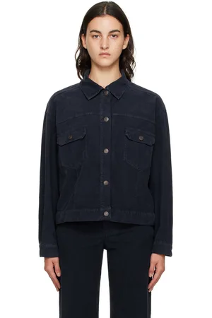 The Row Blouson Ness bleu marine