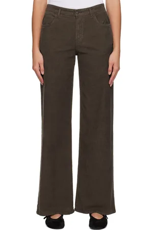The Row Pantalon Eglitta brun