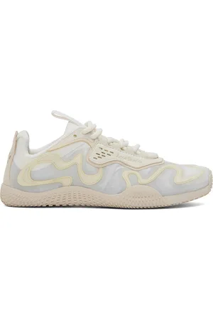 Acne Studios Baskets blanc et blanc cassé à laçage