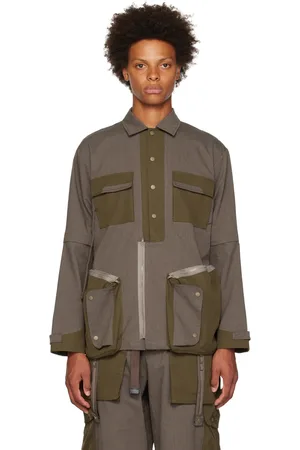Archival Reinvent Blouson brun à manches amovibles