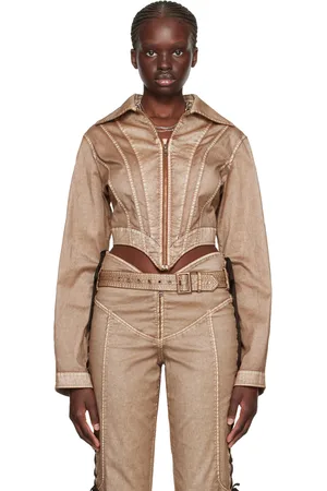 Jean Paul Gaultier Blouson brun édition KNWLS