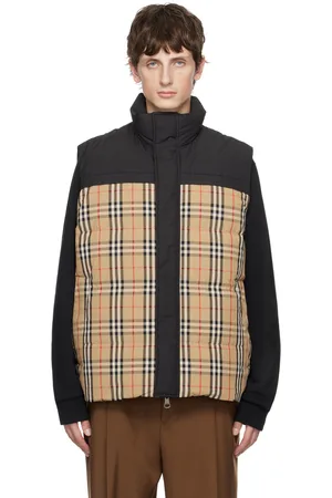 Doudoune sans hotsell manche burberry homme