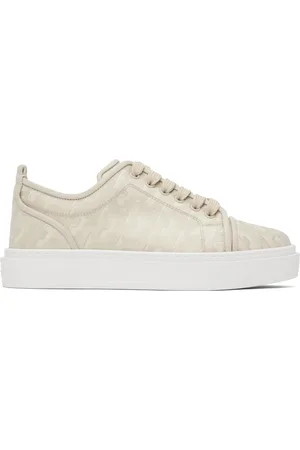 Basket louboutin homme discount blanche