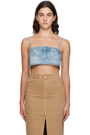 Reformation Débardeur Ami bleu en denim