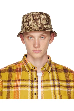 SOUTH2 WEST8 Chapeau bob brun à motif camouflage