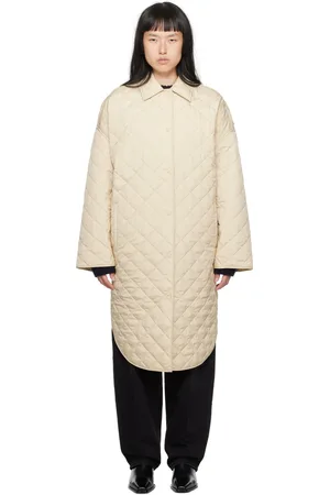 Totême Manteau matelassé beige