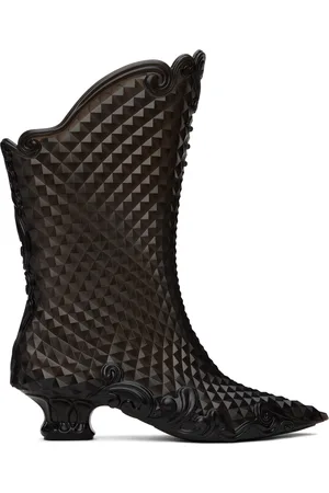 Y / PROJECT Bottes Court noires édition Melissa