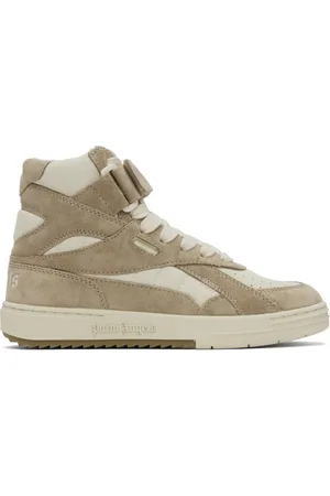 Palm Angels Baskets montantes University blanc cassé et beige