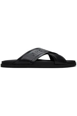Givenchy Sandales à enfiler G noires à brides entrecroisées - Plage