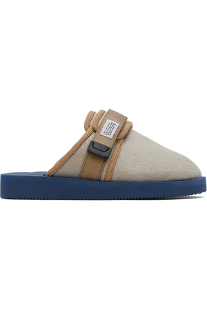 SUICOKE Chaussures à enfiler ZAVO-VPO taupe et bleu marine