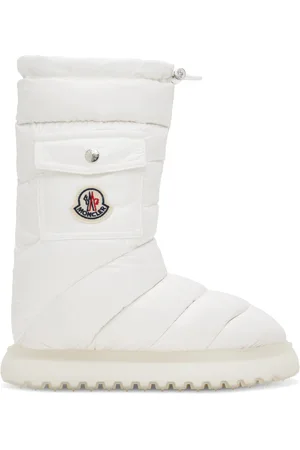 Moncler Bottes Gaia blanches rembourrées en duvet