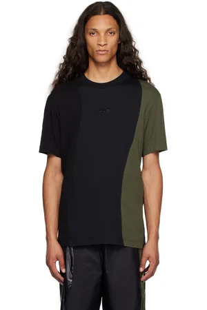 Moncler T-shirt noir et vert - Moncler x adidas Originals