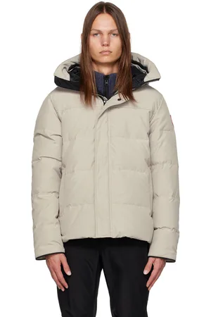 Canada Goose Blouson MacMillan beige rembourré en duvet