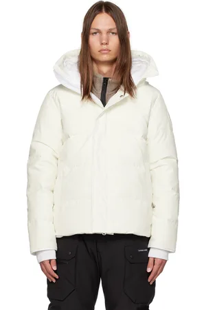 Canada Goose Blouson MacMillan blanc rembourré en duvet - HUMANATURE