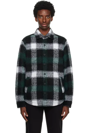 HUGO BOSS Chemise surdimensionnée verte