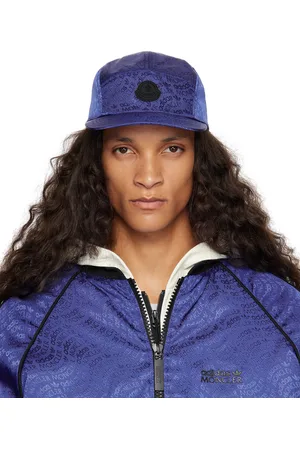 Moncler Casquette de baseball bleue - Moncler x adidas Originals