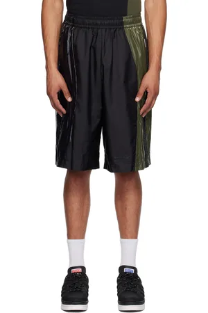 Moncler Short noir et kaki - Moncler x adidas Originals