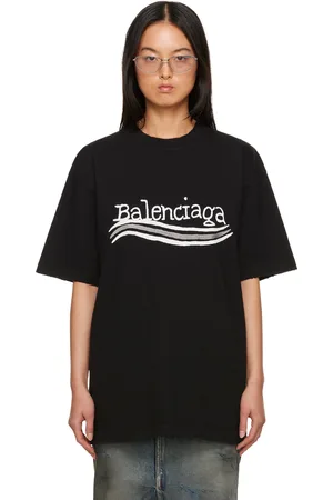 Balenciaga T-shirt noir à image imprimée
