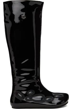 ROMBAUT Bottes Alien Barefoot noires exclusives à SSENSE