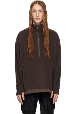 F/CE Pull brun à panneaux